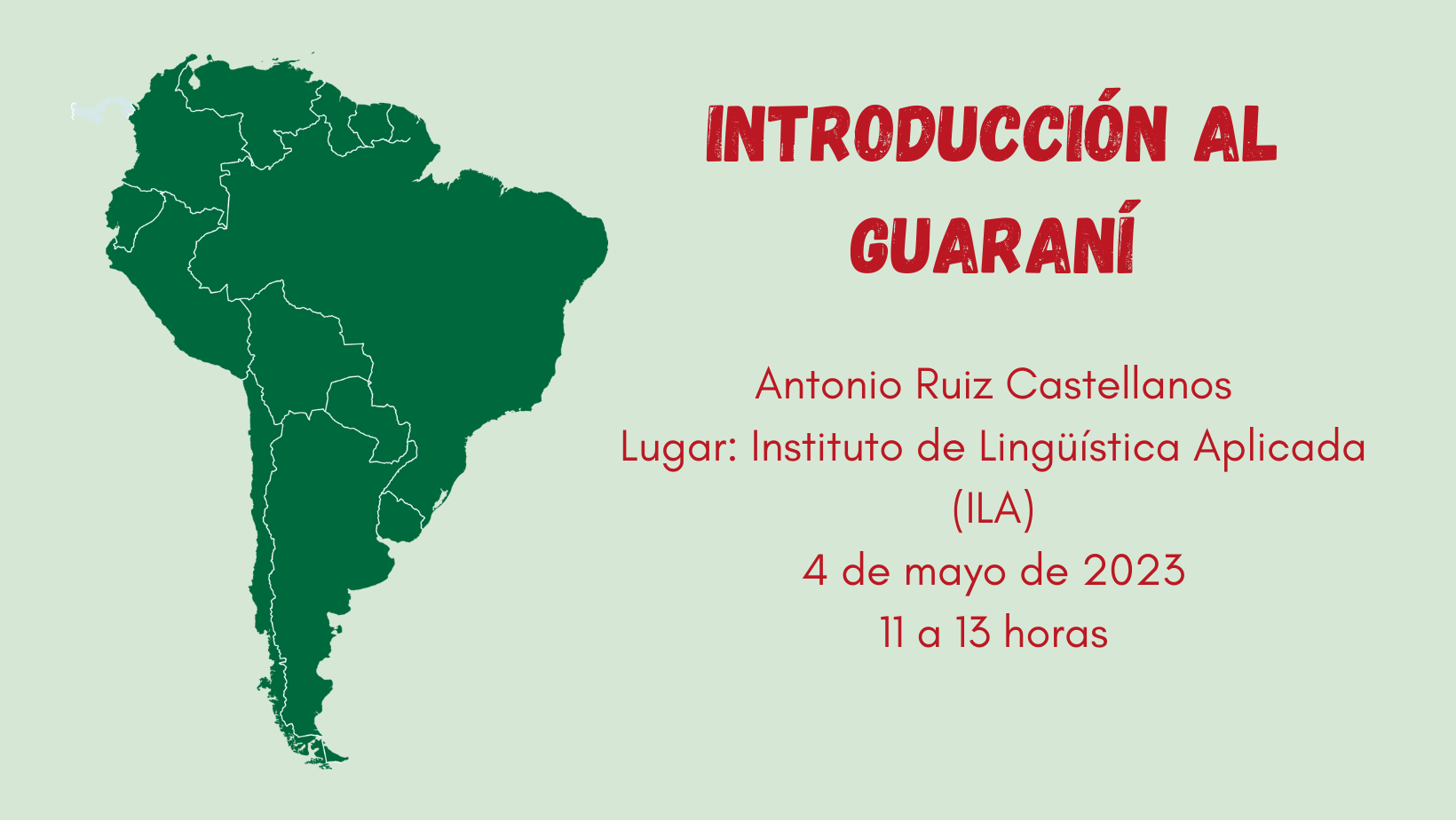Seminario: Introducción al guaraní