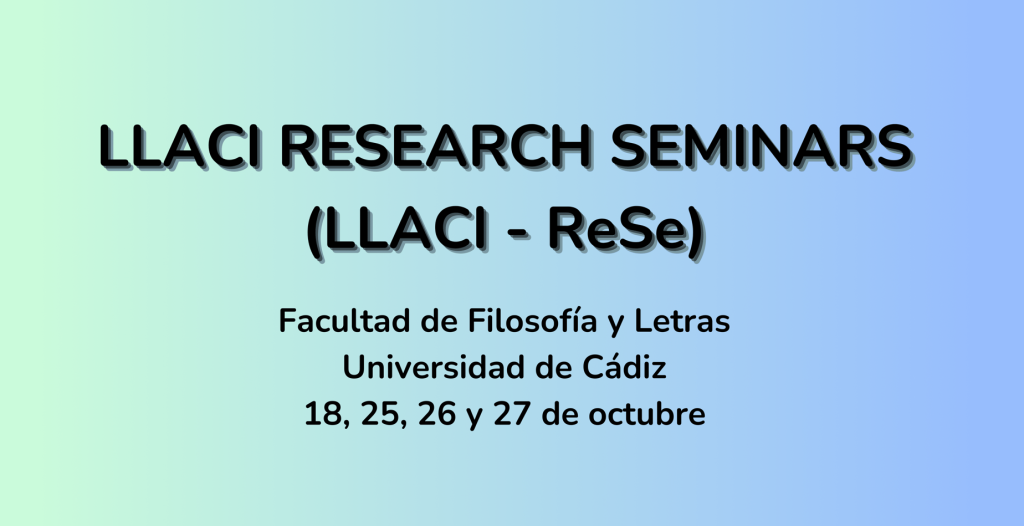 Seminarios de Investigación LLACI Research Seminars