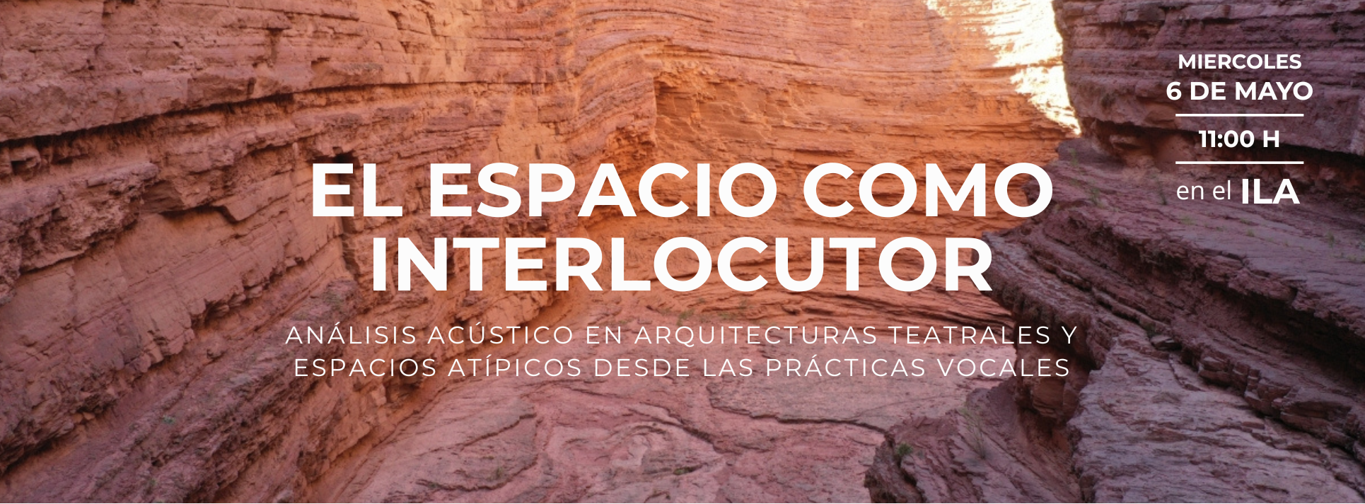 Seminario “El espacio como interlocutor”
