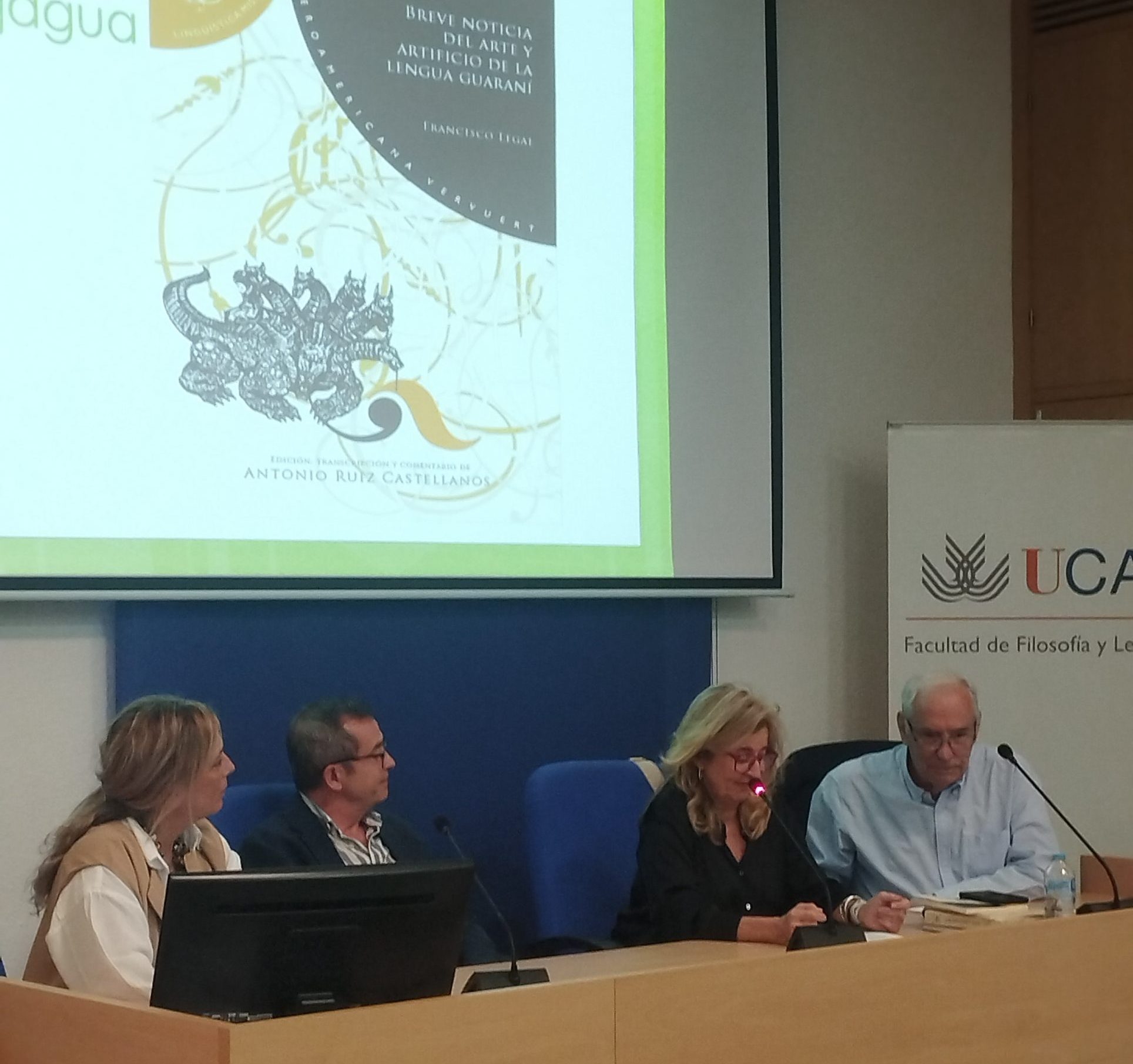 Presentación del libro “Breve noticia del arte y artificio de la lengua guaraní. Gramática de la lengua guaraní hecha por un nativo” de Antonio Ruiz Castellanos