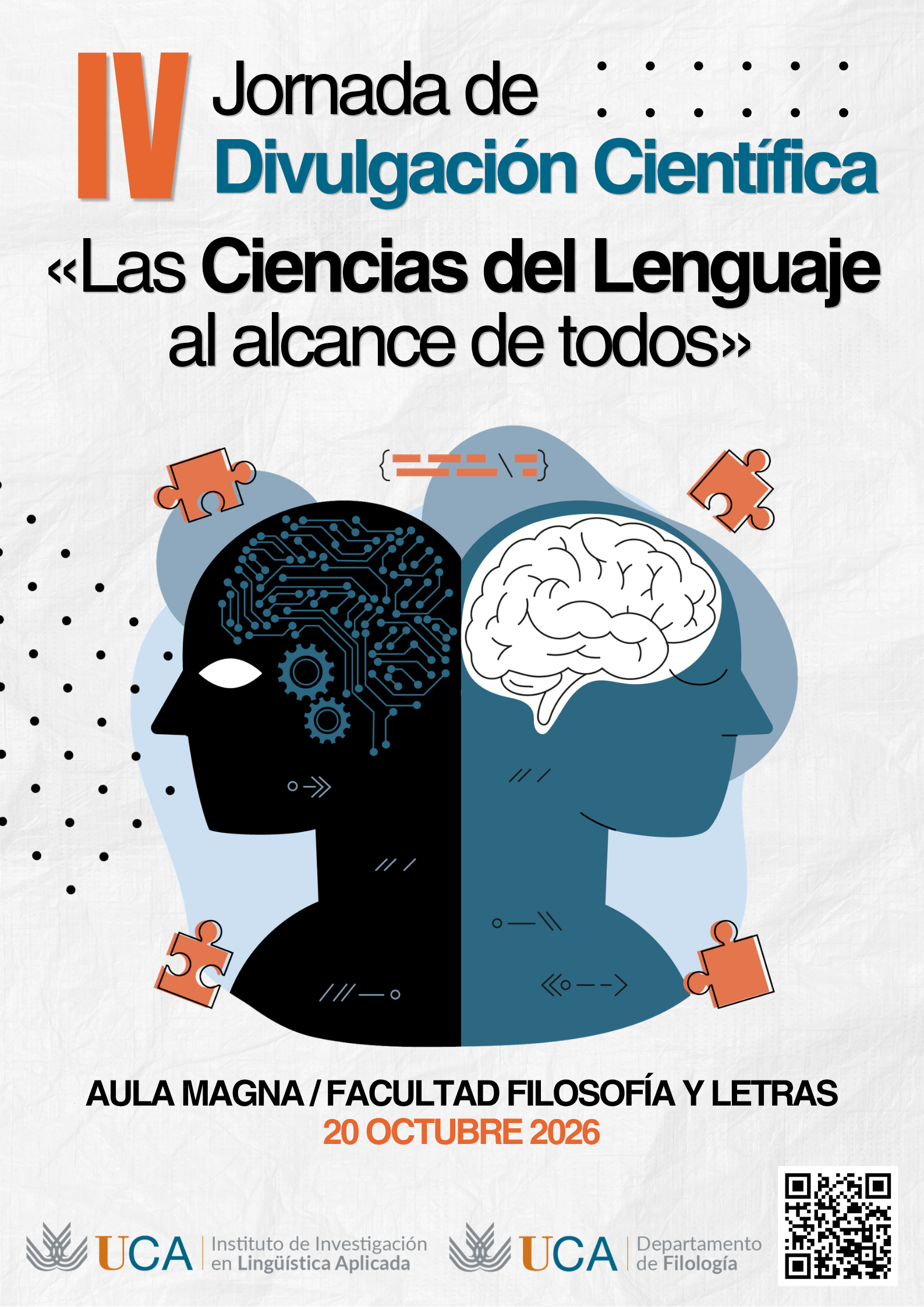 IV Jornadas de Divulgación Científica “Las Ciencias del Lenguaje al alcance de todos”
